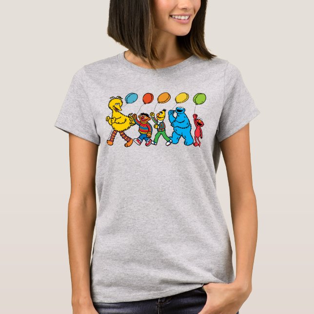 T-shirt Pal de rue Sésame | Ballons de parti (Devant)