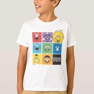 T-shirt Pal de rue Sésame Blocs de couleurs