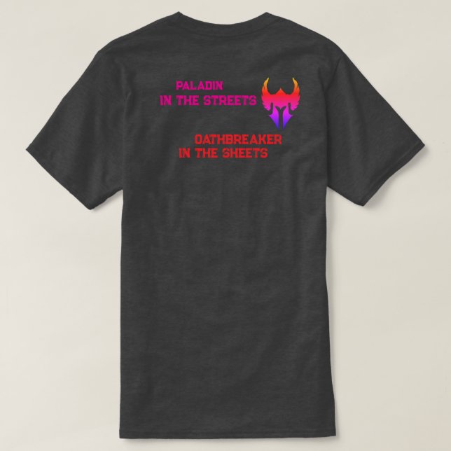 T-shirt Paladin Oathbreaker Smacktalk (Design dos)