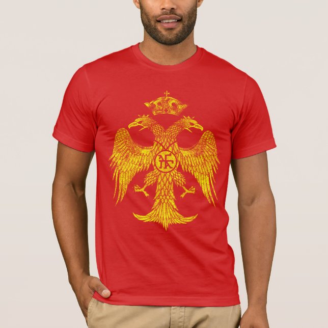 T-shirt Palaiologos bizantin Eagle (Devant)