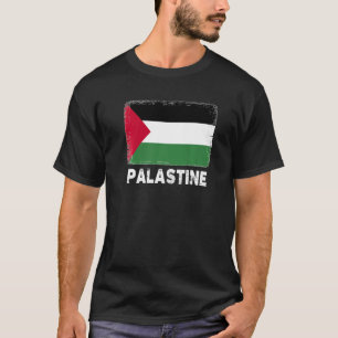 T-shirt Palastine Drapeau Soutien Peuple Palestinien Femme
