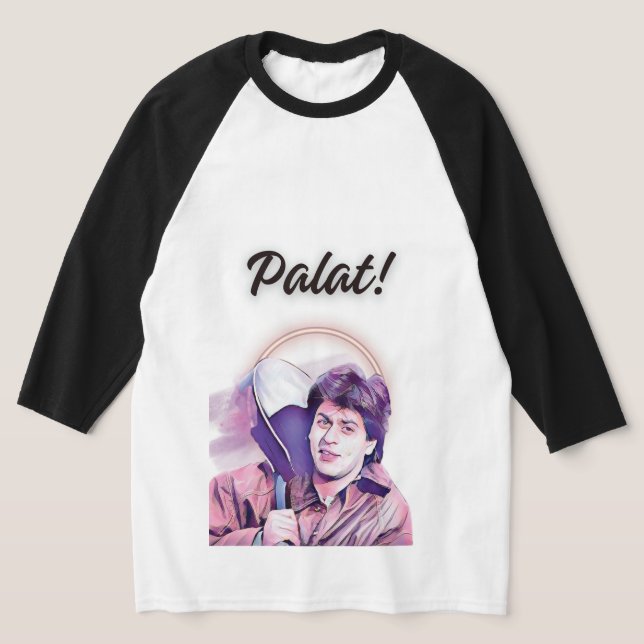 T-shirt "Palat ! - DDLJ Inspiré Iconic Bollywood Tee (Poser)