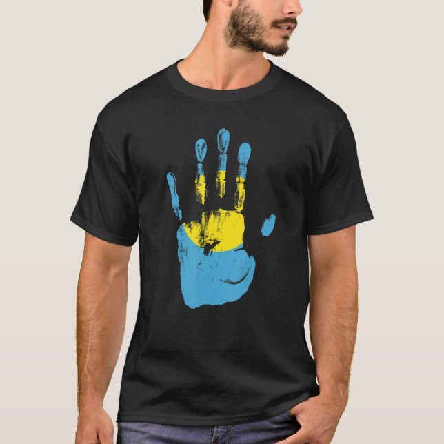 T-shirt Palau Drapeau Hommes Femmes Enfants (Devant)