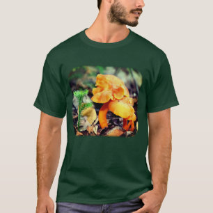 T-shirt Pale Orange Champignons sauvages Nature 