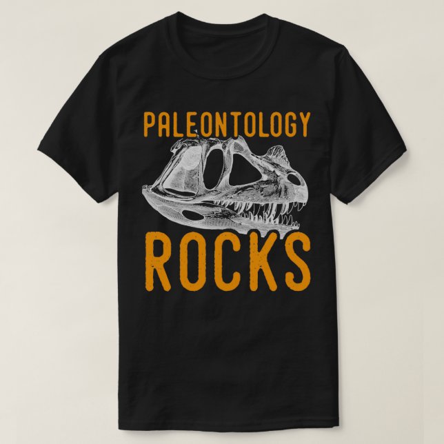 T-shirt Paléontologie à paléontologie roches (Design devant)