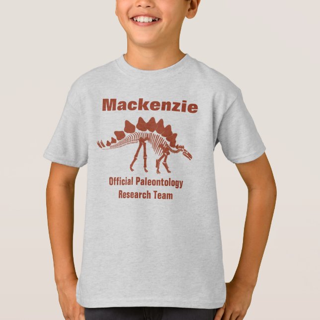 T-shirt Paléontologie Dinosaure Amusant (Devant)