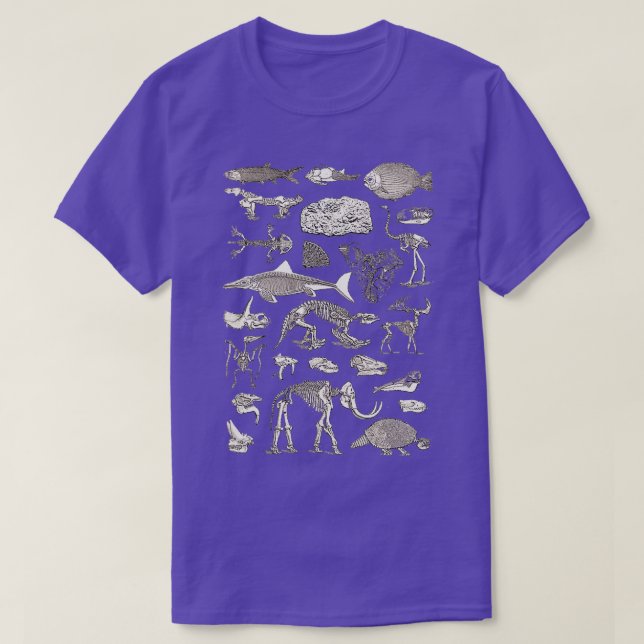 T-shirt Paléontologie Illustration 3 (Design devant)