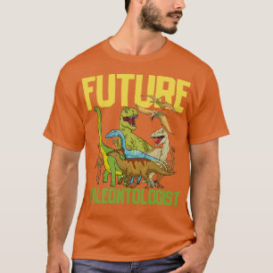 T-shirt Paléontologiste futur Paléontologie Dinosau étudia