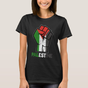 T-shirt Palestine Drapeau palestinien Arabe Calligraphie l