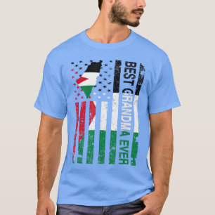 T-shirt Palestine Grand-mère Palestine USA Amérique mère