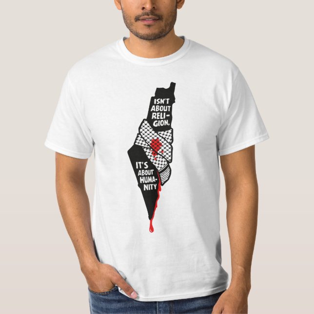 T-shirt PALESTINE GRATUIT (Devant)