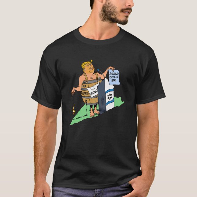 T-shirt Palestine Israël Gaza Jérusalem Allah Islam Jihad (Devant)