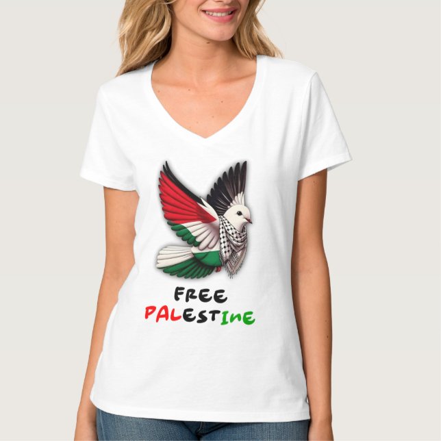 T-shirt Palestine libre (Devant)