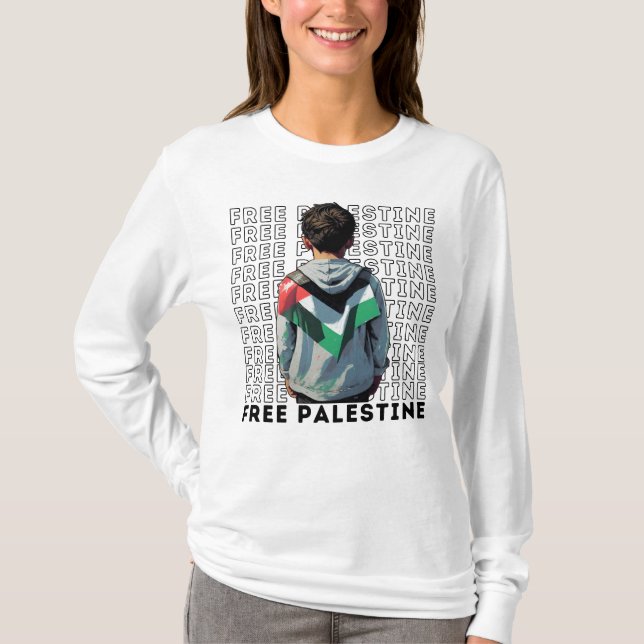T-SHIRT PALESTINE LIBRE (Devant)