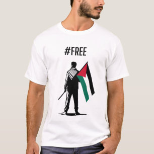 T-SHIRT PALESTINE LIBRE : 3 TOUTES LES VIES SONT ÉGALES : 