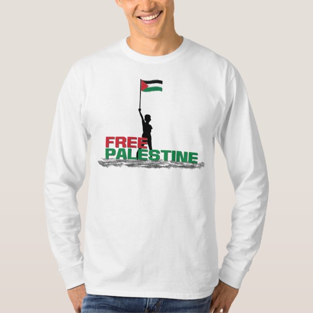 T-shirt Palestine libre, Palestine, drapeau de la Palestin (Devant)