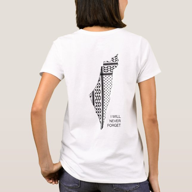 T-shirt Palestine: We are Human, We are Equal (Dos)