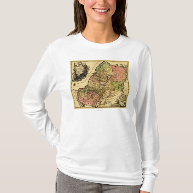 T-shirt PalestinePanoramic MapPalestine 4 (Devant)