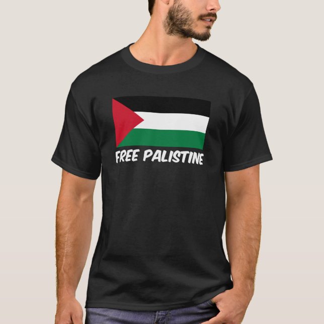 T-shirt Palestinien Sans Drapeau Laboratoire de lutte pour (Devant)
