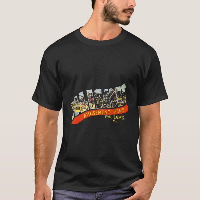 T-shirt Palisades Amuset Park New Jersey (Devant)