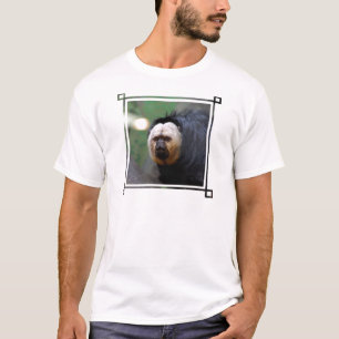 T-shirt Pâlissez le singe fait face de Saki