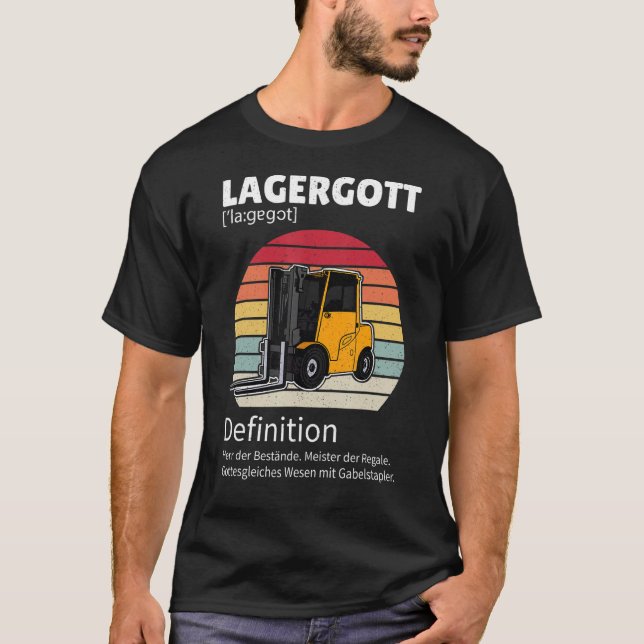 T-shirt Pallet Forklift Warecoleman Logisticien Dit 3 (Devant)