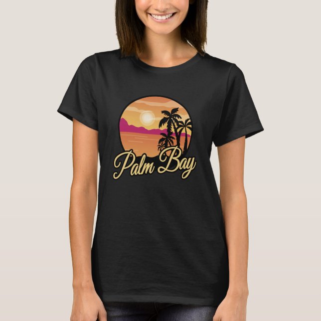 T-shirt Palm Bay Floride Souvenir Floride Vacances (Devant)