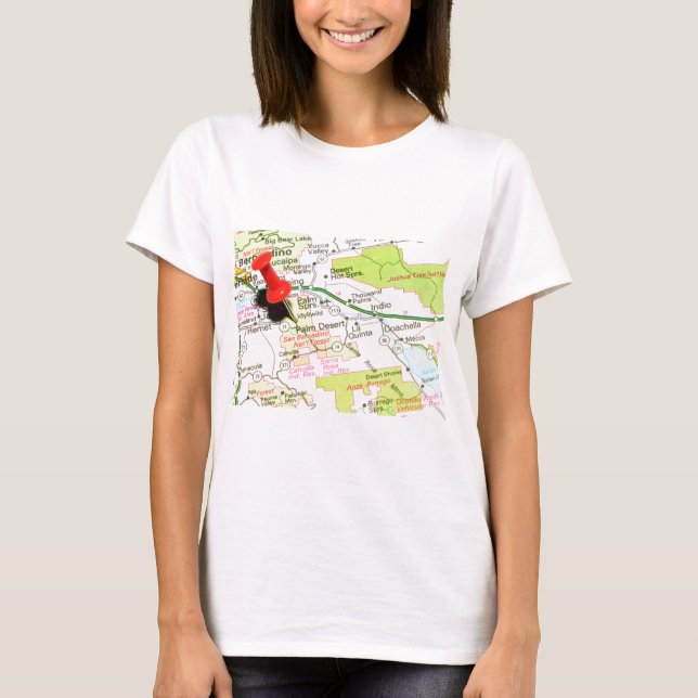T-shirt Palm Desert, la Californie (Devant)