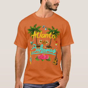 T-shirt Palm d'été de plage Atlantis Bahamas Beach