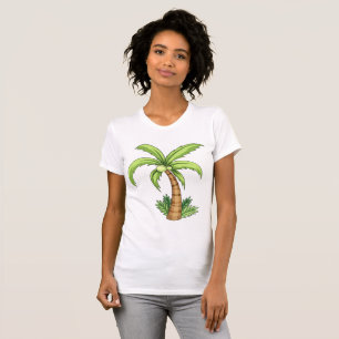 T-shirt Palm Tree Beach Tropical et Ile Vibes