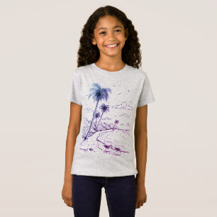 T-shirt Palm Trees et Sandpiper Beach Life