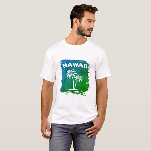 T-shirt Palm Trees Hawaii (Devant entier)