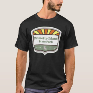 T-shirt Palmetto Island State Park Louisiane La Sunburst V
