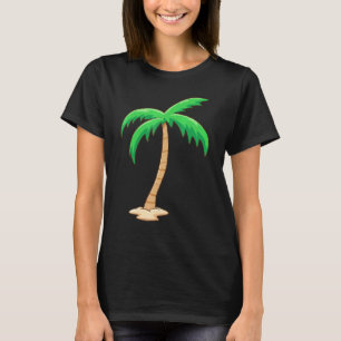 T-shirt Palmier Arbre À Coco Été Tropical
