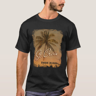 T-shirt PALMIER Sainte-Croix Îles Vierges