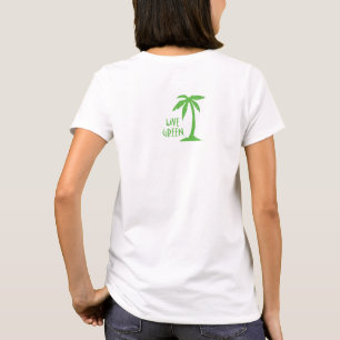 T-shirt Palmier vert en direct De l'environnement