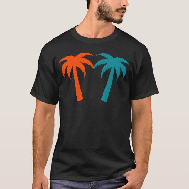 T-shirt Palmreesropical Vacation funny (Devant)