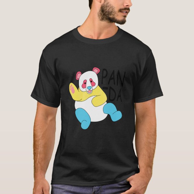 T-shirt Pan Da Panda Pansexualité Pan Pride Lgbtq (Devant)