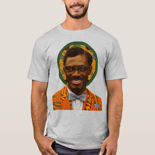 T-shirt Panafricain Patrice Lumumba mode Kente