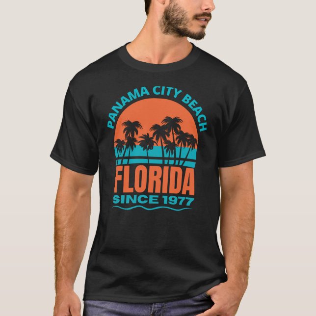 T-shirt Panama City Beach Floride (Devant)