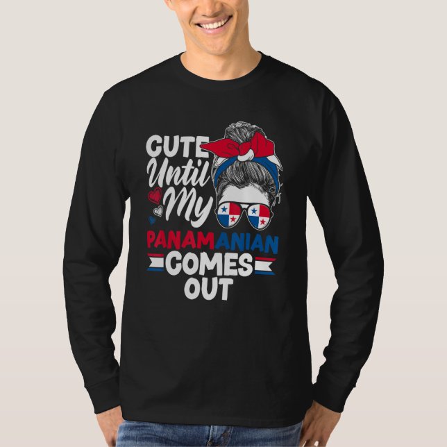 T-shirt Panama Panamanian Panama Cute Until My Panamanian  (Devant)