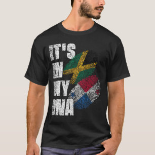 T-shirt Panaméen Et Jamaïcain Mélangent L'ADN Patrimoine D