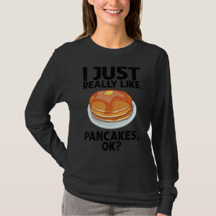 T-shirt Pancake Hommes Femmes Pancake Maker Petit déjeuner
