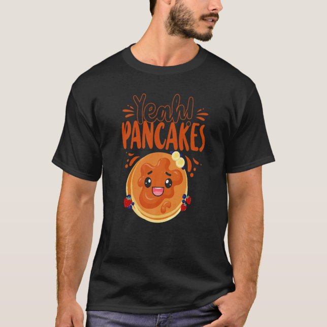 T-shirt Pancake  Kids Yeah Pancakes (Devant)
