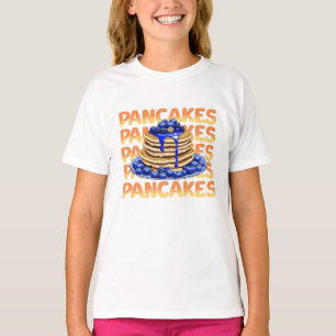 T-shirt Pancakes aux bleuets, Yummy Foodie