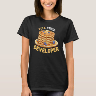 T-shirt Pancakes Full Stake Developer Programmer Student