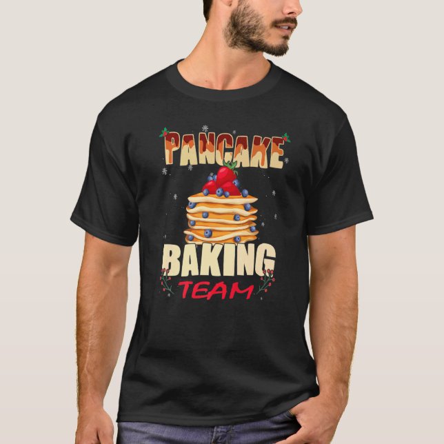 T-shirt Pancakes maker   Christmas Pancake Baking Team (Devant)