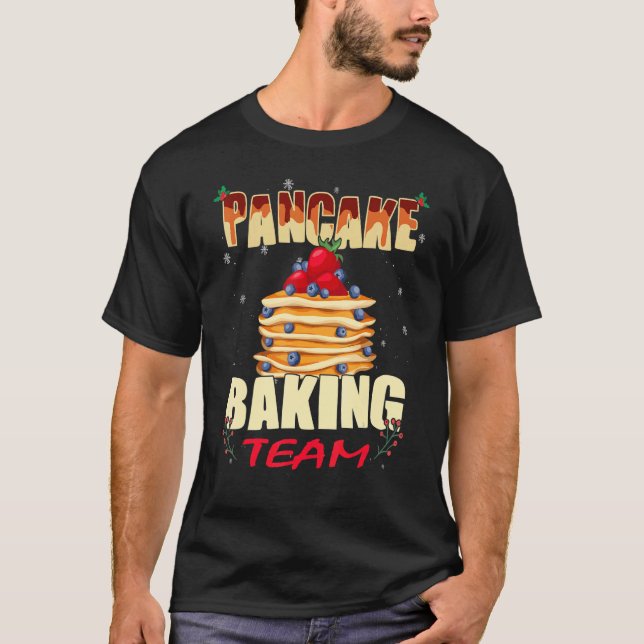 T-shirt Pancakes maker     Christmas Pancake Baking Team (Devant)