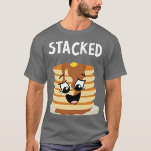 T-shirt Pancakes mignons empilés
