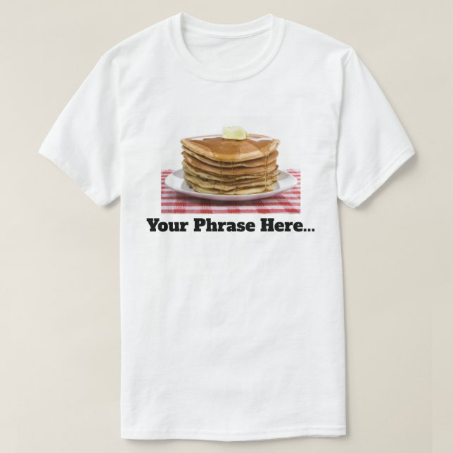 T-shirt Pancakes personnalisables Flap Jacks  (Design devant)